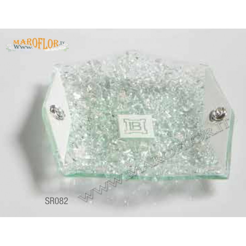 Bomboniera Laura Biagiotti SR082 PortaCandela 14cm linea Serena Bomboniera Laura Biagiotti SR082 PortaCandela 14cm linea Serena