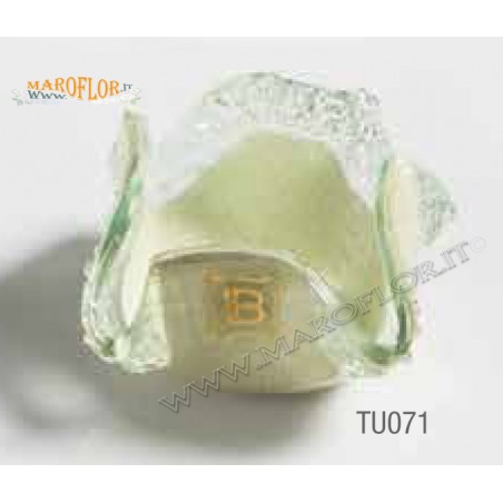 Bomboniera Laura Biagiotti TU071 PortaCandela h8cm linea Tullia