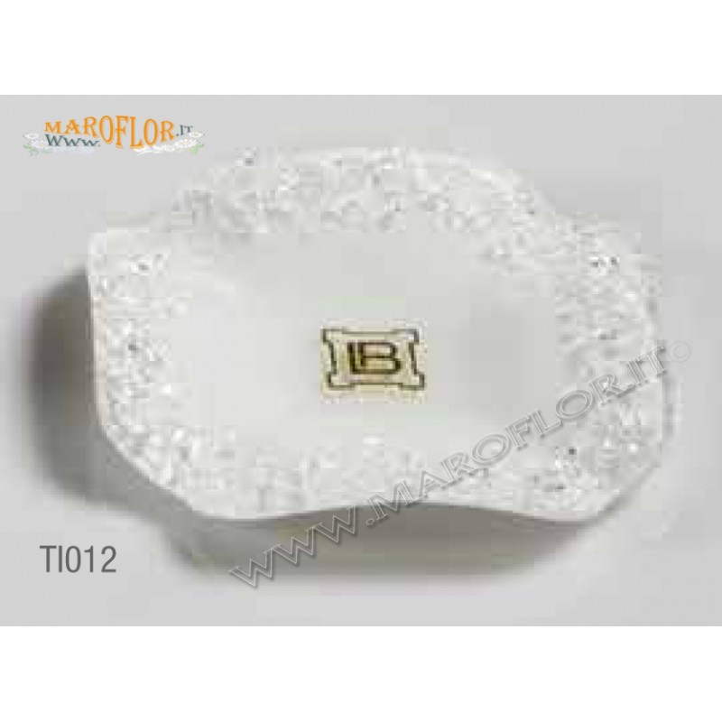 Bomboniera Laura Biagiotti TI012 Piattino 12,5cm linea Tiberia Bomboniera Laura Biagiotti TI012 Piattino 12,5cm linea Tiberia