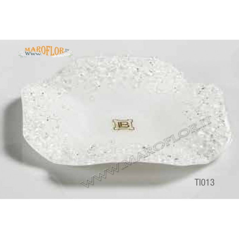 Bomboniera Laura Biagiotti TI013 Piatto Vassoio 20,5cm linea Tiberia