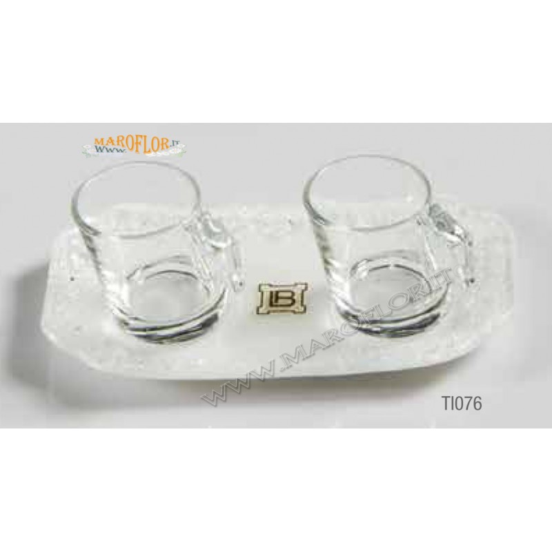 Bomboniera Laura Biagiotti TI076 Tete a Tete Tazze Caff? 20cm linea Tiberia Bomboniera Laura Biagiotti TI076 Tete a Tete Tazze Caff? 20cm linea Tiberia