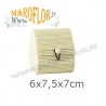 Astuccio Scatola in Bamboo a forma di Cuore 7cm
