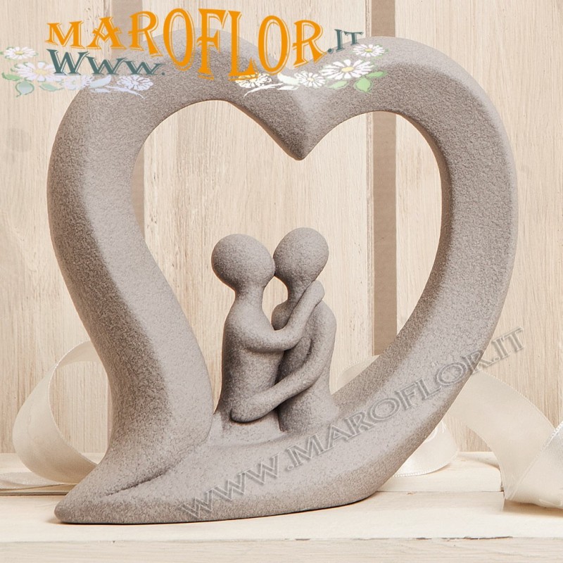Bomboniere Claraluna 17407 Bacio Cuore linea Famiglie Bomboniere Claraluna 17407 Bacio Cuore linea Famiglie