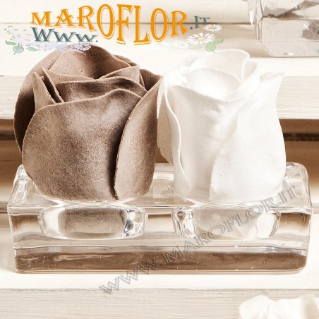 Bomboniere Claraluna 17562 Porta Sapone Linea Cristallo