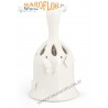 Campanella Cupido con Farfalle in Porcellana Bianca 14cm CP-71907 C...