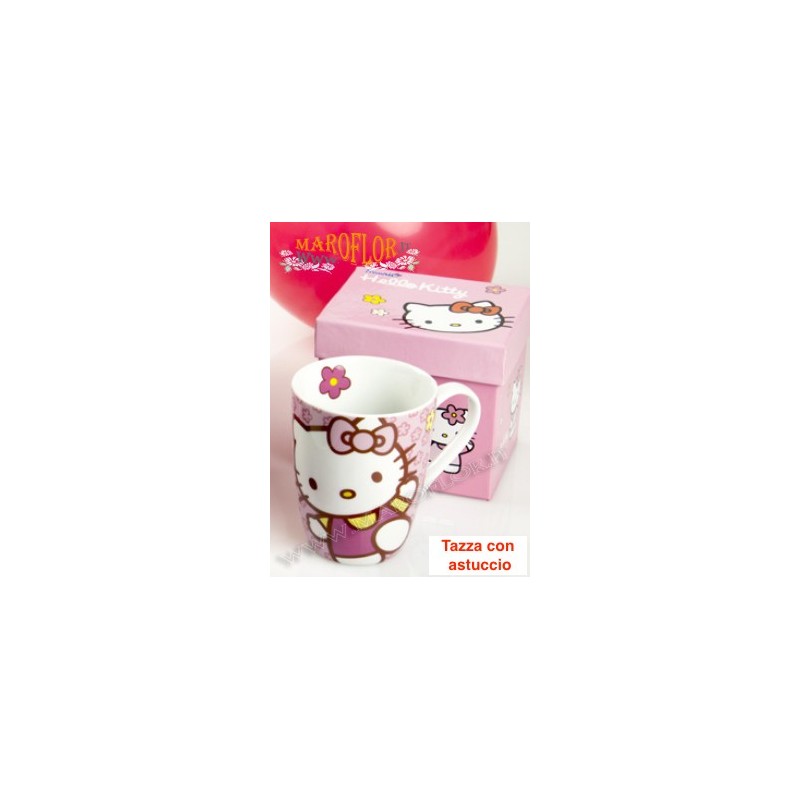 Tazza Hello Kitty MUG Originale h.10cm con Astuccio in Offerta Outlet