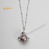 Collana Chiama Angeli Mendozzi Rosa in rame rodiato Bola Messicana con Xilofono
