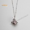 Collana Chiama Angeli Mendozzi Rosa in rame rodiato Bola Messicana con Xilofono