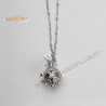 Collana Chiama Angeli Mendozzi Bianca in rame rodiato Bola Messicana con Xilofono
