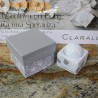 Bomboniere Claraluna 14431 Set sale e pepe in porcellana bianca con decoro Fancy Linea Fancy Rotterdam