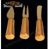 Bomboniere Stock Claraluna Rotella TagliaPizza con manico ramato 15cm linea Swag