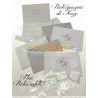 BOMBONIERE CLARALUNA 7011 Set OLIO ACETO SALE PEPE in PORCELLANA Bianca e Silver