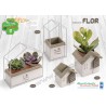 Bomboniere Quadrifoglio QFC361 Casetta Portapiante Flora