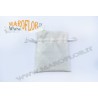 Sacchetto Bomboniera per Confetti in Cotone a pois bianco 12cm