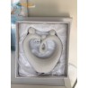 Bomboniera Sacra Famiglia in Ceramica h15cm Bianca