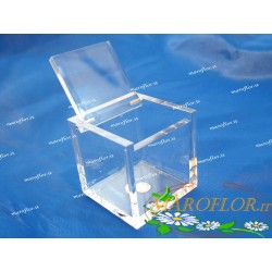 BOMBONIERE CLARALUNA 7901 TECA TRASPARENTE 4,5 cm Senza Confetti