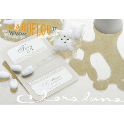 BOMBONIERE CLARALUNA 7901 TECA TRASPARENTE 4,5 cm Senza Confetti
