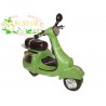 Salvadanaio Vespa Scooter in Resina VERDE 15cm