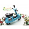 Salvadanaio Vespa Scooter in Resina VERDE 15cm