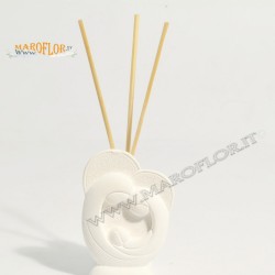 Bomboniera Claraluna 19363 Diffusore Sacra Famiglia Gesso Shopper Led
