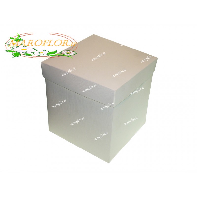 Scatola Bomboniere cm 16,5 x 16,5 x 17 di altezza Astuccio Fondo e Coperchio