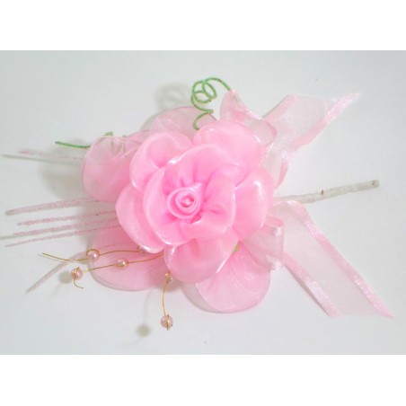 FIORE ROSA Bomboniere con Confetti Segnaposti Ringraziamenti Portaconfetti