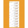 10 Bigliettini Bomboniere per Cresima cm 9,5x2,5 da stampare al pc o scrivere a mano