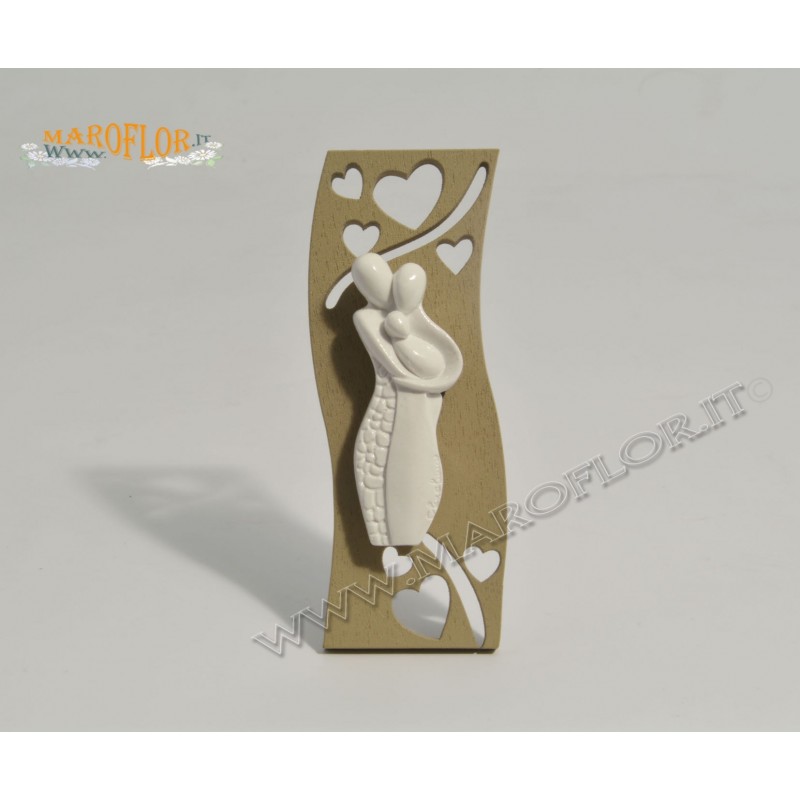 Bomboniera Claraluna 19661 19662 Icona 10 o 15cm con Sacra Famiglia o Angelo o Coppia