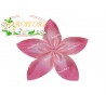Bomboniera PortaConfetti Coccarda Rosa 5 Petali senza Confetti e senza confezione