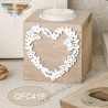 Bomboniere Quadrifoglio QFC419 Solidale Porta T-Light Sofia