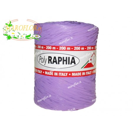 Raffia Glicine scuro 200 metri per Bomboniere, Fiori, Regali