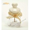 Bomboniera Barattolo Vetro con Tappo in Ceramica 10cm con Cuore