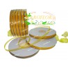 Nastro in Organza Giallo 6 mm x 50 metri Bomboniere