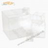 Scatola Bomboniera Trasparente Vuota Astuccio quadrato Cubo