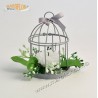 Bomboniera Claraluna 18504 Gabbia Candele Stock Outlet