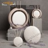 Bomboniera Claraluna 20003F Profumatore tondo 18cm Foglia con Kit Essenza