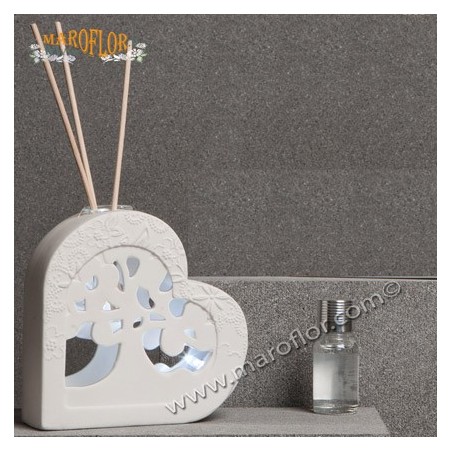 Bomboniera Claraluna 20092 Cuore Diffusore e Led 11cm con kit essenza