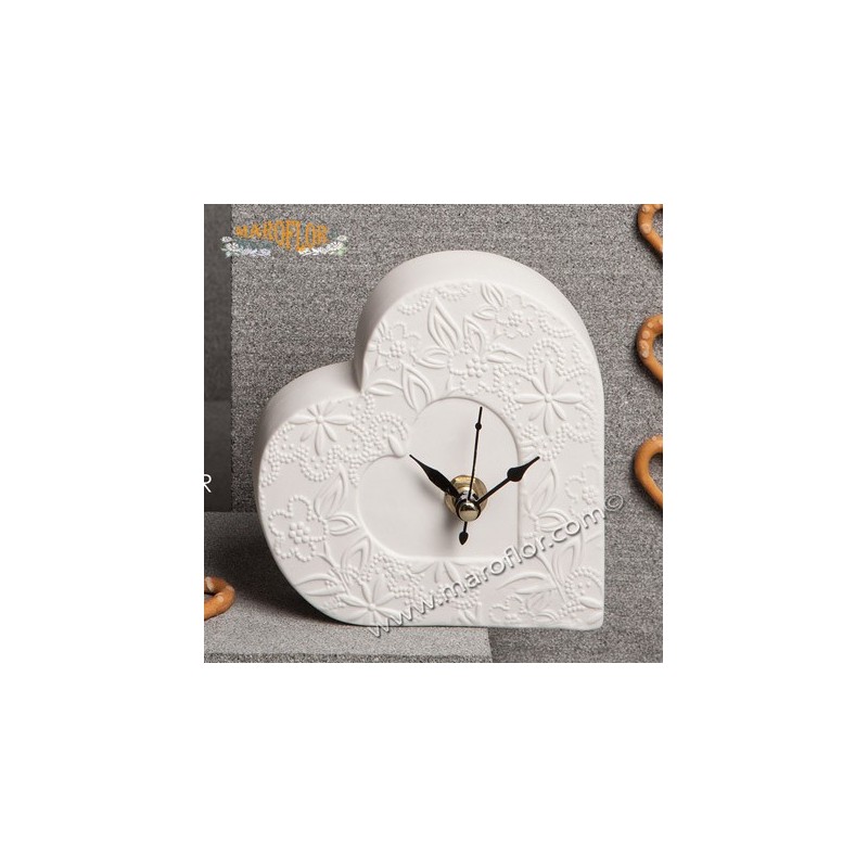 Bomboniera Claraluna 20095 Cuore Orologio 12cm