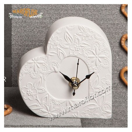 Bomboniera Claraluna 20095 Cuore Orologio 12cm