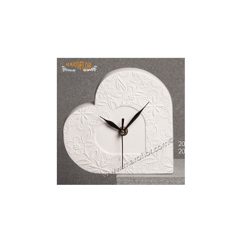 Bomboniera Claraluna 20096 Cuore Orologio 16cm