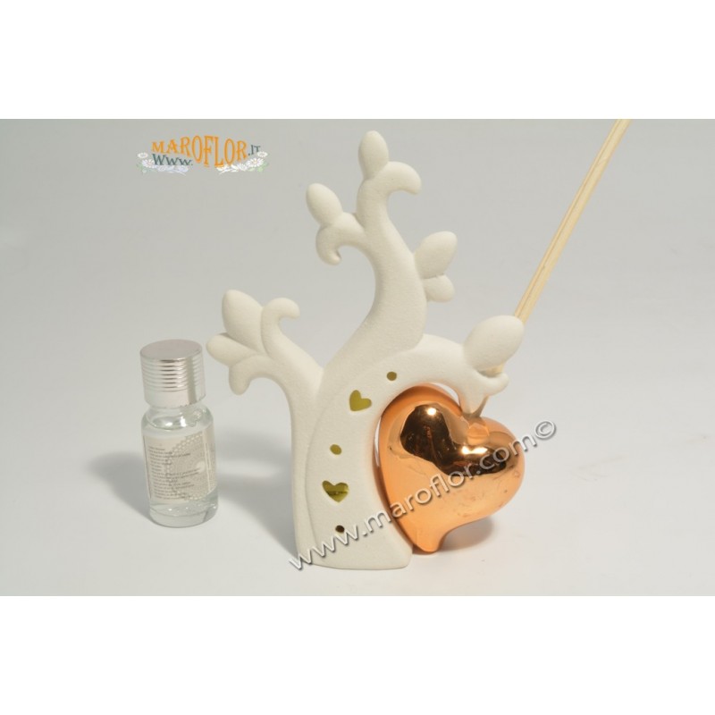 Bomboniera Claraluna 20161R Diffusore Albero Cuore