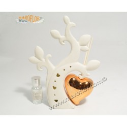Bomboniera Claraluna 20162R Diffusore Albero Cuore