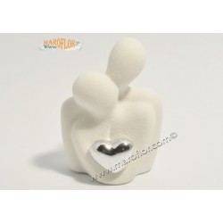 Bomboniera Claraluna 20203 Coppia Busto cuore