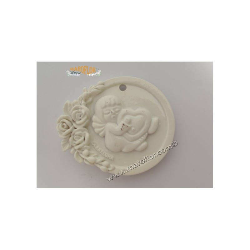 Calamita Claraluna Angelo 6cm CL20322/6 Bomboniera Segnaposto