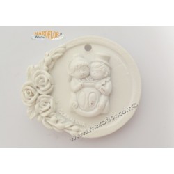 Calamita Claraluna Coppia 6cm CL20326/6 Bomboniera Segnaposto