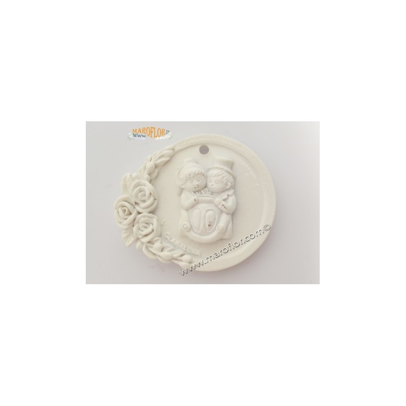 Calamita Claraluna Coppia 6cm CL20326/6 Bomboniera Segnaposto