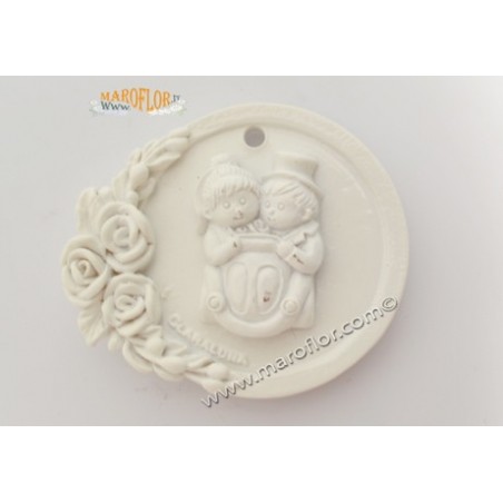 Calamita Claraluna Coppia 6cm CL20326/6 Bomboniera Segnaposto