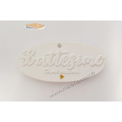 Calamita Claraluna Battesimo 7cm CL20331/6 Bomboniera Segnaposto