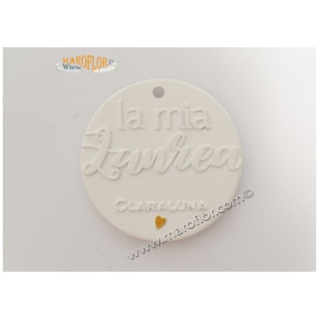 Calamita Claraluna Laurea 5cm CL20332/6 Bomboniera Segnaposto