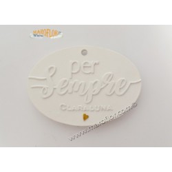 Calamita Claraluna Per Sempre 6cm CL20333/6 Bomboniera Segnaposto